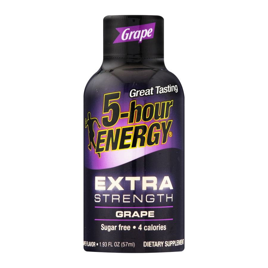 [10123] 5 HOUR ENERGY 1.93 OZ EXTRA GRAPE  (48 Pack)