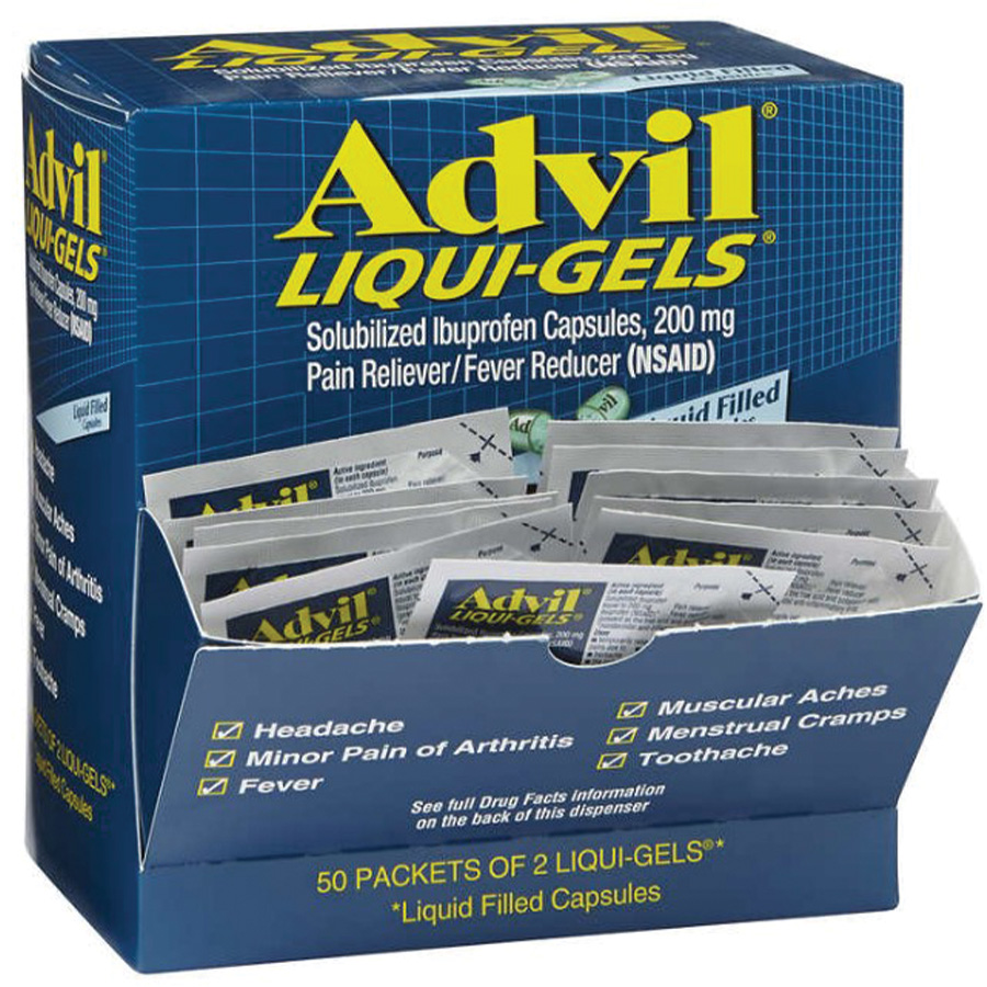 [10198] ADVIL LIQUI GEL CAPS 2 CT DISPENSER BOX  (1200 Pack)