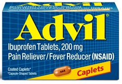 [10206] ADVIL PAIN RELEIF 24 CT CAPLETS  (72 Pack)