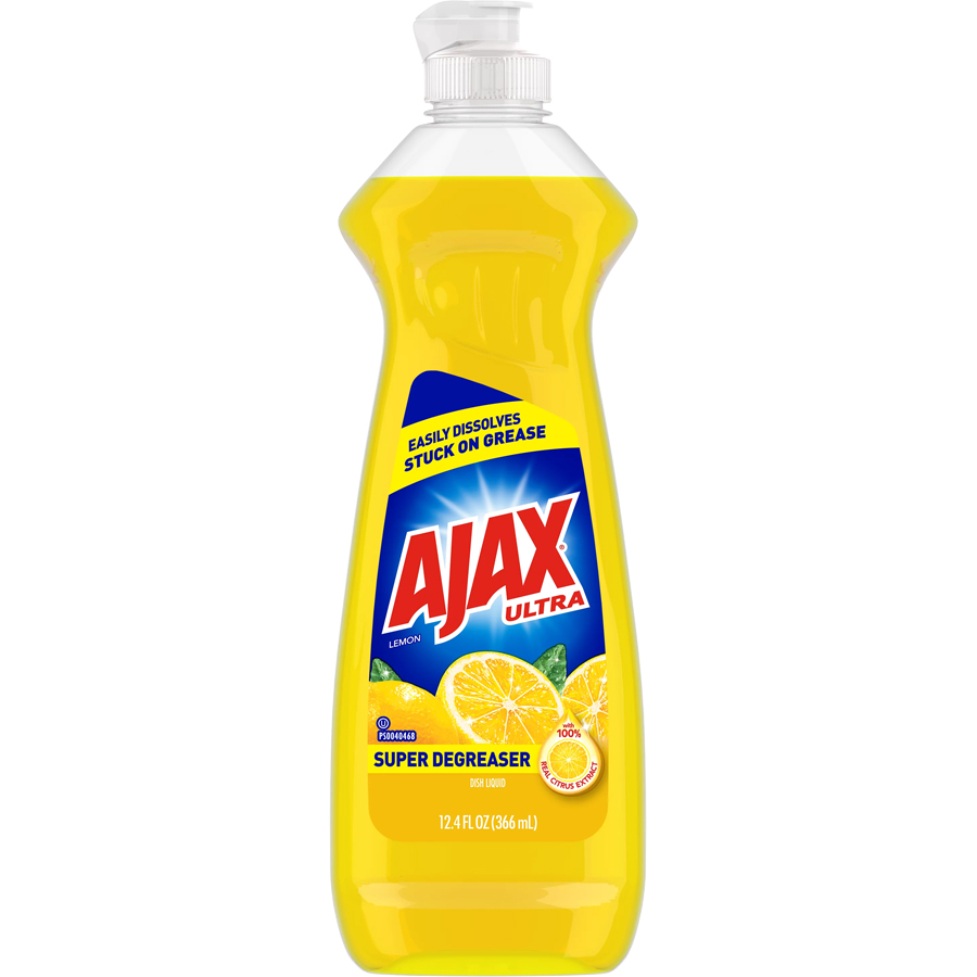 [10239] AJAX DISHWASH LIQUID 12.4 OZ LEMON  (20 Pack)