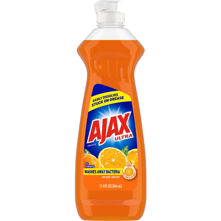 [10240] AJAX DISHWASH LIQUID 12.4 OZ ORANGE  (20 Pack)