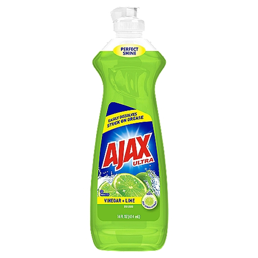 [10242] AJAX DISHWASH LIQUID 12.4 OZ VINEGAR LIME  (20 Pack)