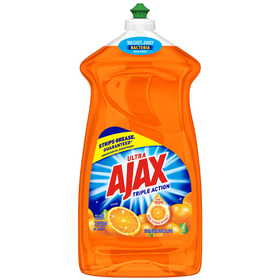 [10253] AJAX DISHWASH LIQUID 52 OZ TRPLE ACTIONORANGE #49860  (6 Pack)