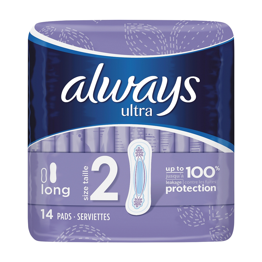 [10333] ALWAYS ULTRA LONG 14 CT PAD SIZE 2  (12 Pack)