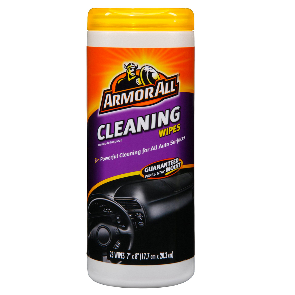 [10473] ARMOR ALL CLEANING WIPES 25 CT ORANGE  (6 Pack)