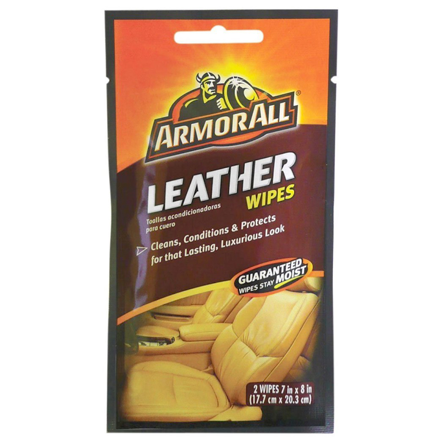 [10484] ARMOR ALL LEATHER WIPES 2 CT  (100 Pack)