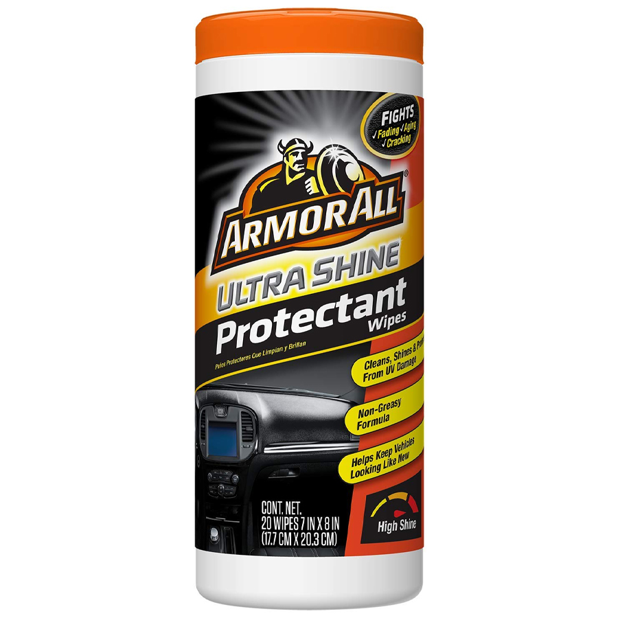 [10493] ARMOR ALL PROTECTANT WIPES 20 CT ULTRA SHINE  (6 Pack)