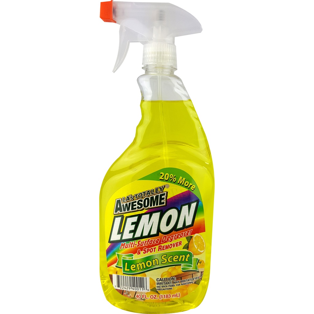 [10593] AWESOME MULTI-SURFACE DEGREASER & SPOT REMOVER 40 OZ LEMON SCENT  (9 Pack)