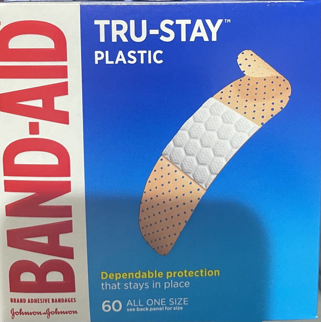 [10774] BAND-AID BANDAGE 60 CT PLASTIC  (24 Pack)