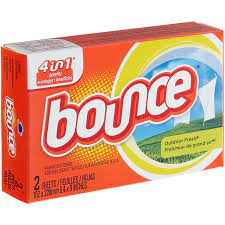 [10926] BOUNCE FABRIC SOFTNER DRYER SHEETS 2 CT OUTDOOR  (156 Pack)