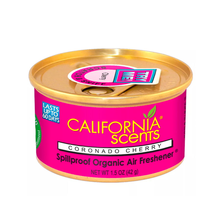 [10963] CALIFORNIA SCENTS AIR FRESHENERS 1 CT CHERRY  (144 Pack)