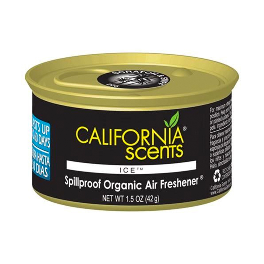 [10967] CALIFORNIA SCENTS AIR FRESHENERS 1 CT ICE  (144 Pack)