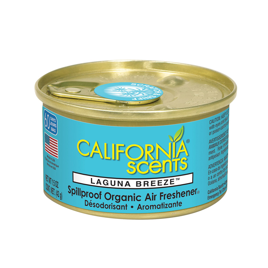 [10968] CALIFORNIA SCENTS AIR FRESHENERS 1 CT LAGUNA BREEZE  (144 Pack)
