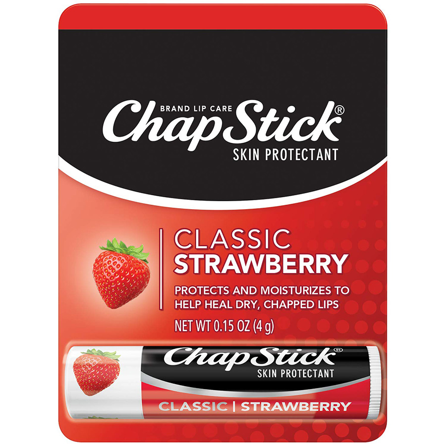 [11056] CHAPSTICK LIP BALM 1 CT BLISTER STRAWBERRY  (144 Pack)