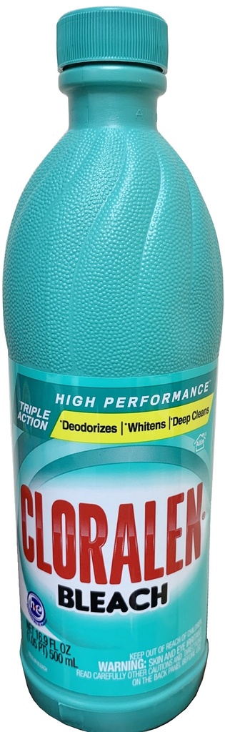 [11113] CLORALEN BLEACH 16.9 OZ REGULAR TRIPLE ACTION  (20 Pack)