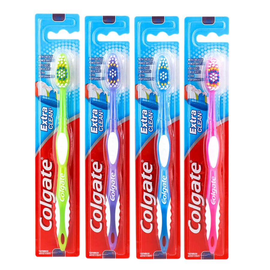 [11175] COLGATE TOOTHBRUSH 1 CT FIRMS EXTRA CLEAN ASSORTED  (72 Pack)