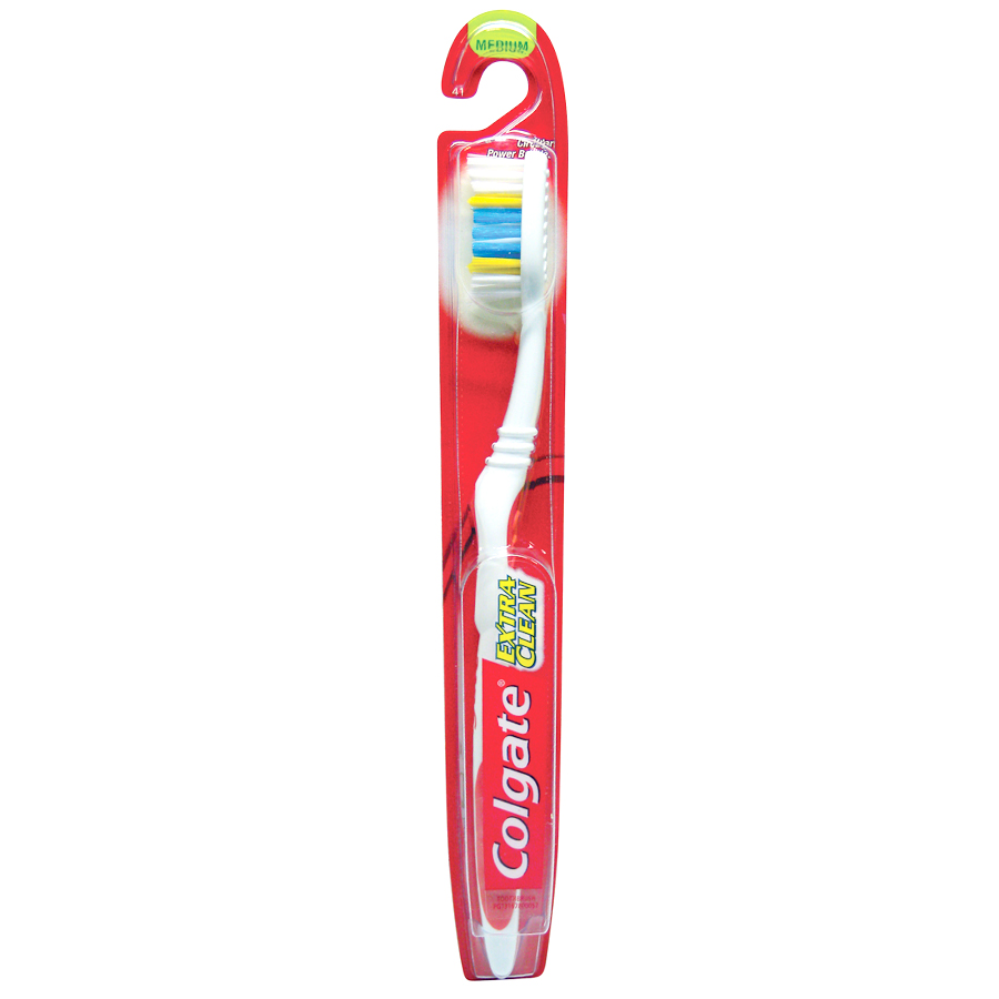 [11179] COLGATE TOOTHBRUSH 1 CT MEDIUM EXTRA CLEAN ASSORTED  (72 Pack)