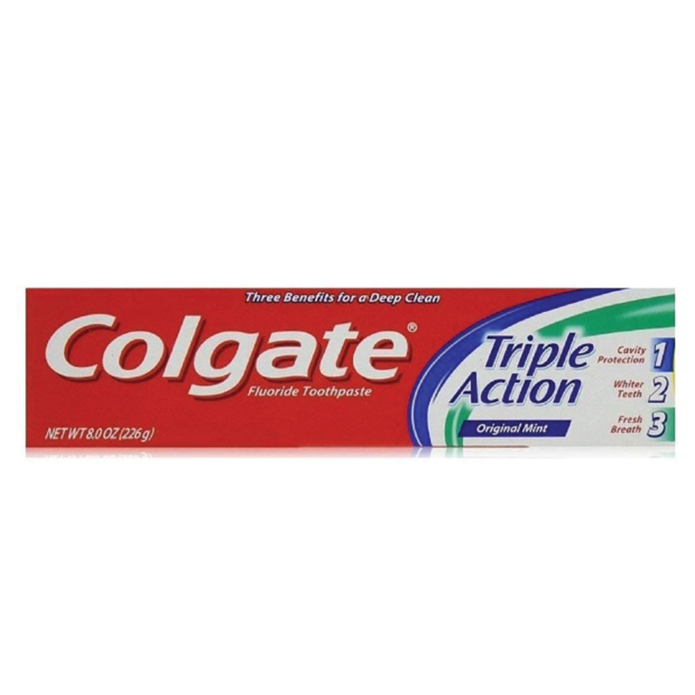 [11234] COLGATE TOOTHPASTE 8 OZ TRIPLE ACTION  (24 Pack)
