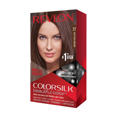 [11244] COLOR SILK HAIR COLOR 1 PK #27 DEEP RICH BRWN  (12 Pack)