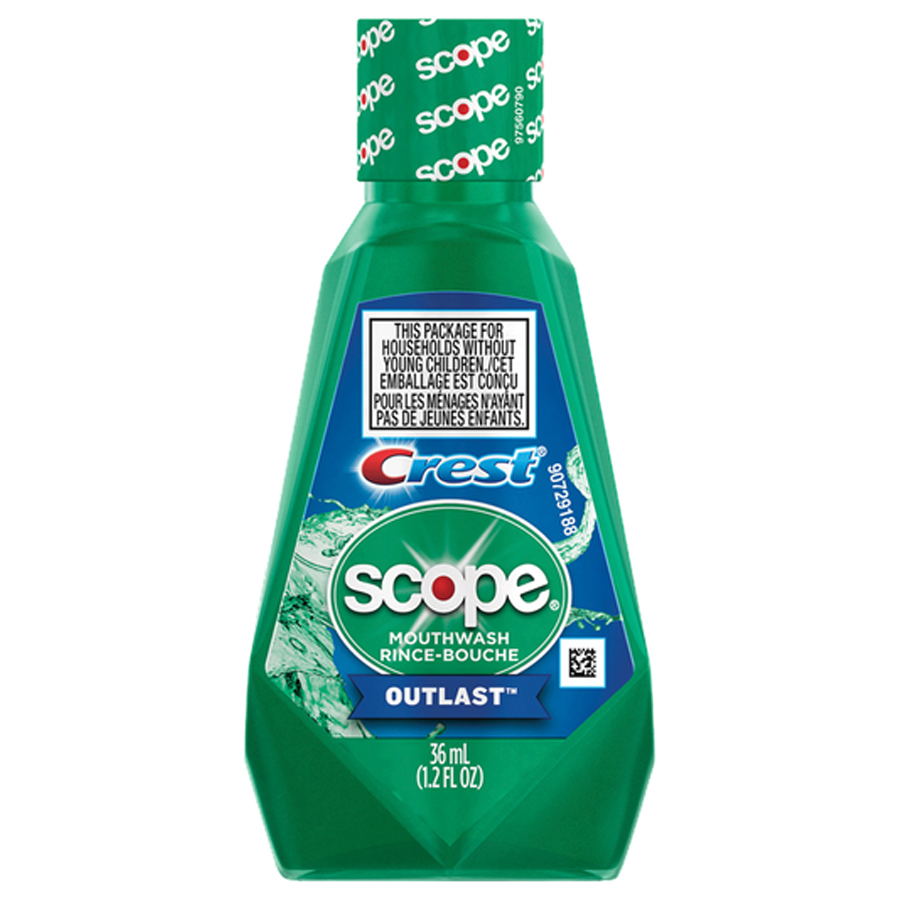 [11296] CREST MOUTHWASH 1.2 OZ CLASSIC WITH SCOPE  (180 Pack)