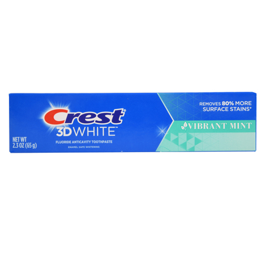 [11304] CREST TOOTHPASTE 2.3 OZ 3D WHITE VIBRANT MINT  (24 Pack)