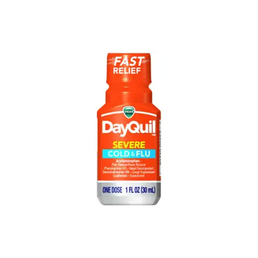 [11392] DAYQUIL COLD & FLU 1 OZ ONE DOSE SEVERE  (32 Pack)