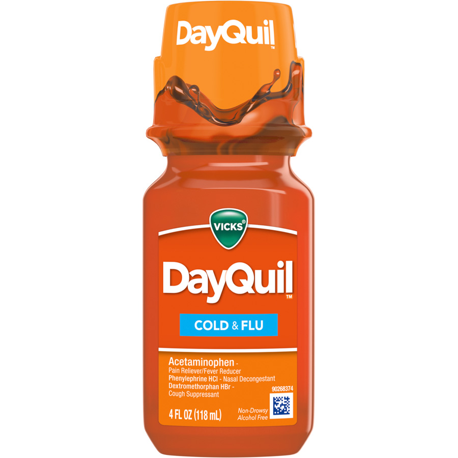 [11397] DAYQUIL COLD & FLU 4 OZ ORIGINAL  (16 Pack)