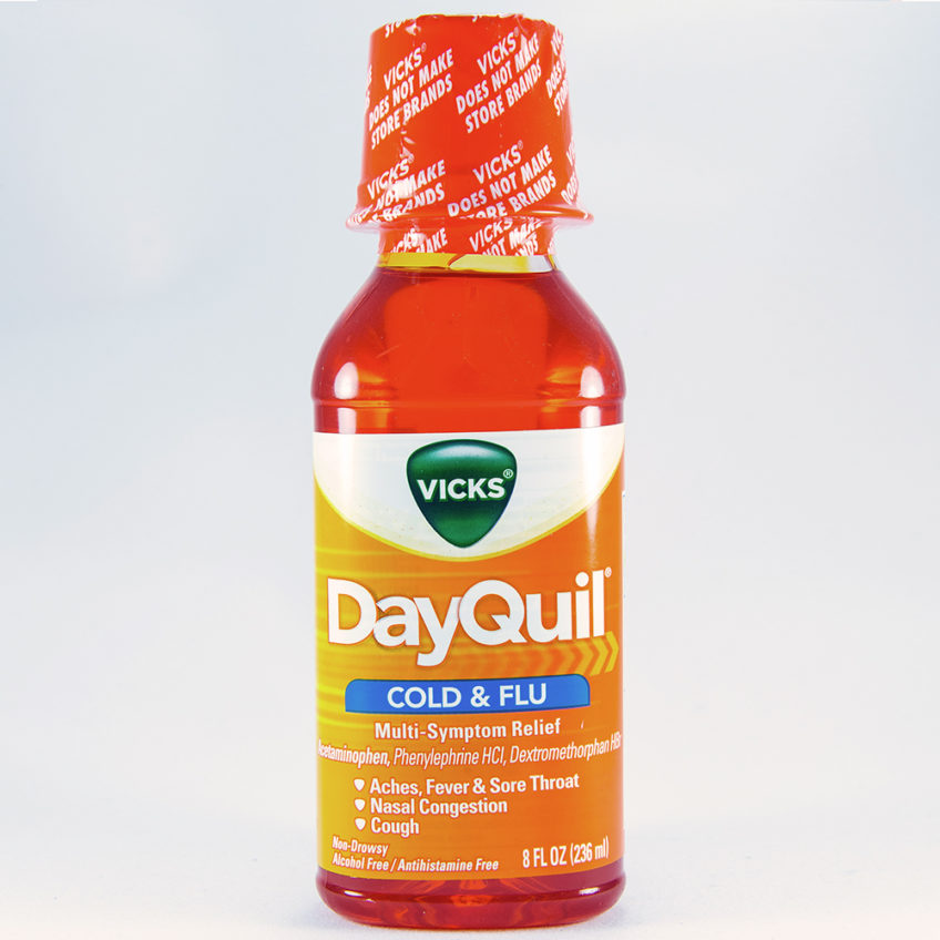 [11399] DAYQUIL COLD & FLU 8 OZ ORIGINAL  (12 Pack)