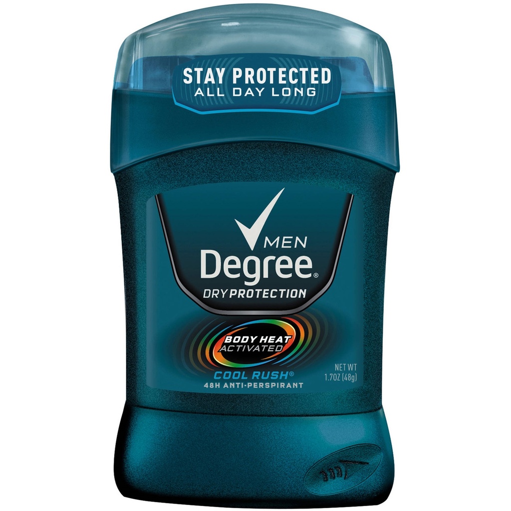 [11404] DEGREE DEODORANT STICK 1.7 OZ COOL RUSH  (12 Pack)