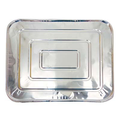 [11451] DISPOZEIT ALUMINUM HALF SIZE PAN LID 10.5 X 13 INCHES  (100 Pack)