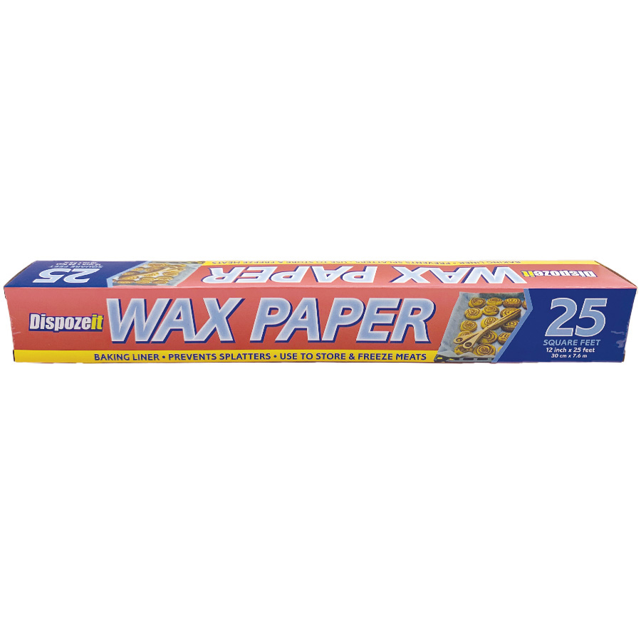 [11547] DISPOZEIT WAX PAPER 25 SQFT  (24 Pack)