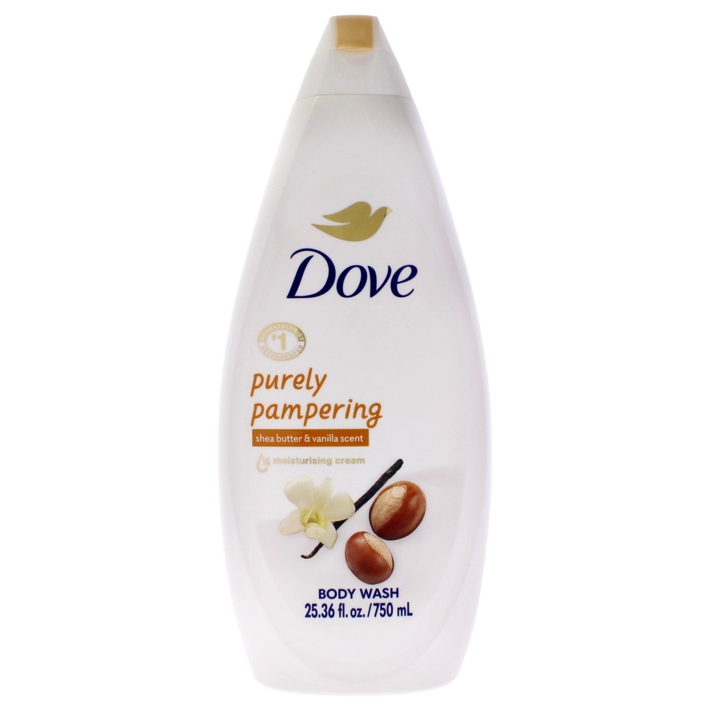 [11693] DOVE BODY WASH 750 ML / 25.36 OZ PAMPERING  (12 Pack)