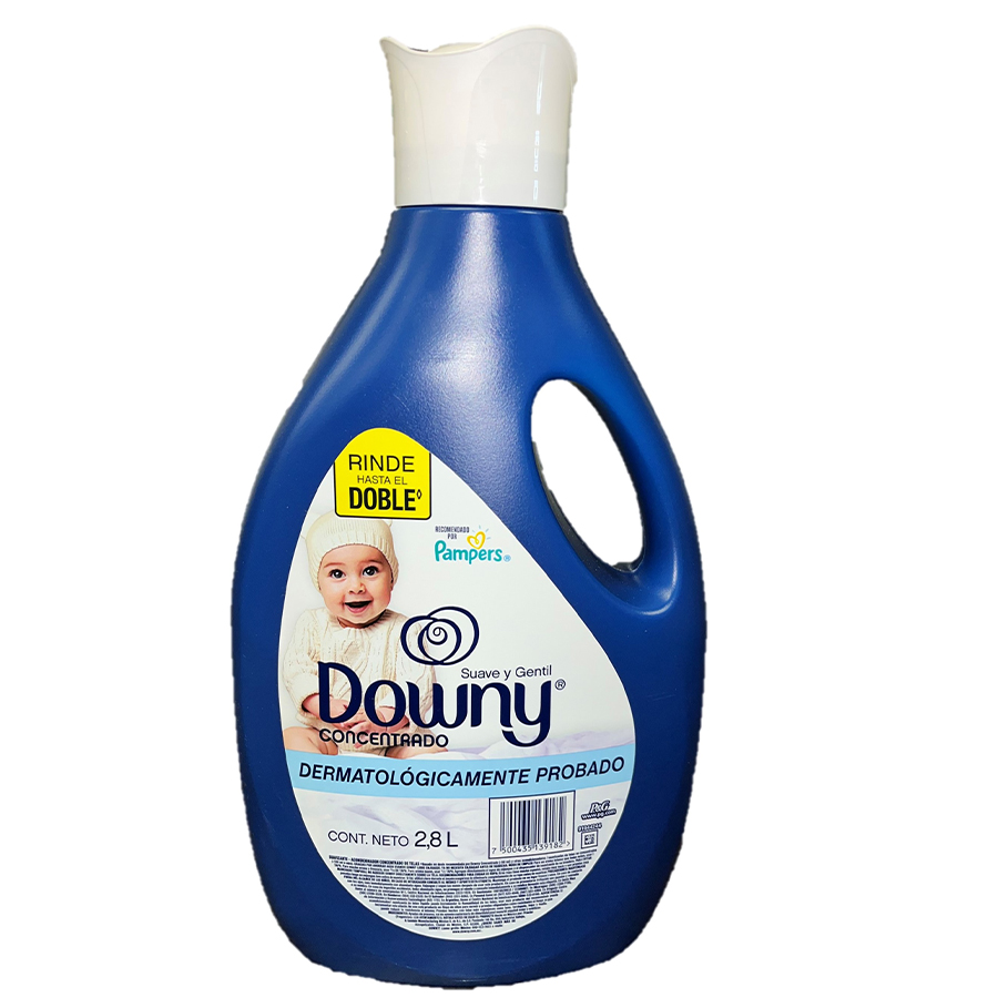 [11862] DOWNY FABRIC SOFTENER 2.8 L SOFT & GENTLE  (6 Pack)