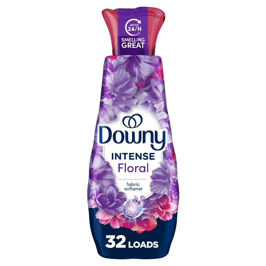 [11892] DOWNY INTENSE FABRIC SOFTENER 24 OZ FLORAL  (4 Pack)