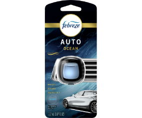 [12262] FEBREZE CAR AIR FRESHENER 0.07 OZ VENT CLIP OCEAN  (8 Pack)