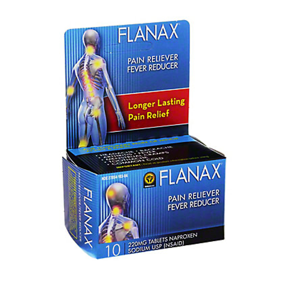 FLANAX TABLET 10 CT PAIN RELIEVER / FEVER REDUCER  (12 Pack)