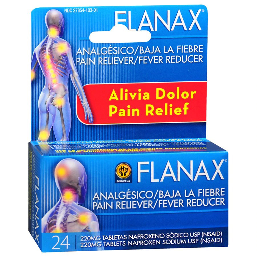 FLANAX TABLET 24 CT PAIN RELIEVER / FEVER REDUCER  (12 Pack)