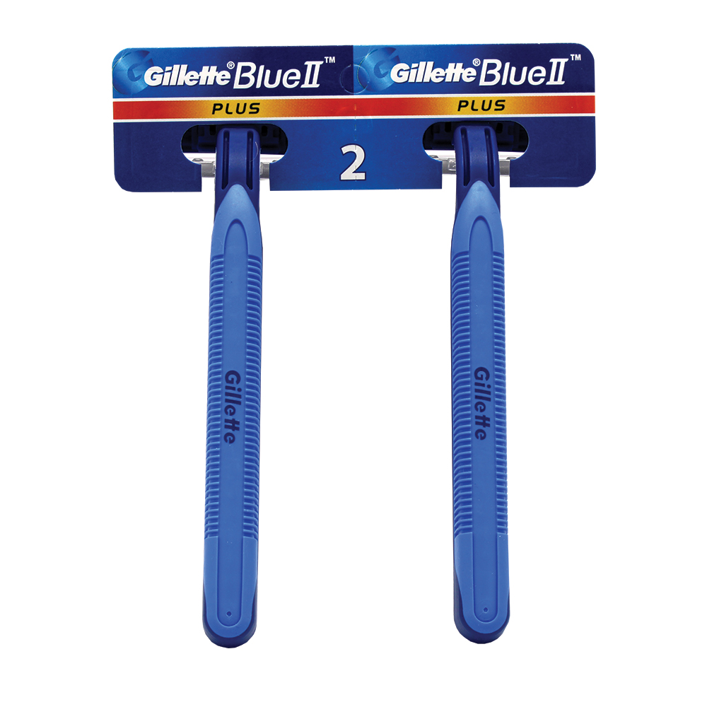 [12394] GILLETTE BLUE II PLUS 2 CT SENSITIVE RAZOR BOARD  (288 Pack)
