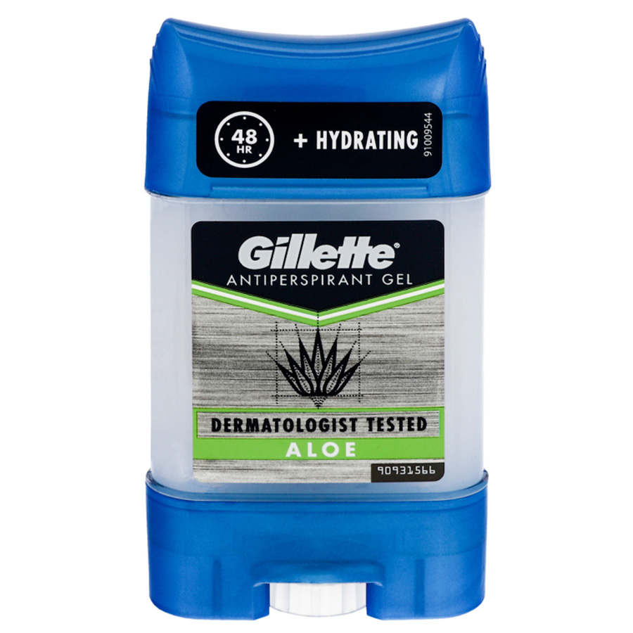 [12411] GILLETTE CLEAR GEL STICK 70 ML HYDRATING ALOE  (6 Pack)