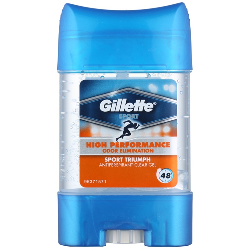 [12413] GILLETTE CLEAR GEL STICK 70 ML TRIUMP SPORT (UK)  (6 Pack)