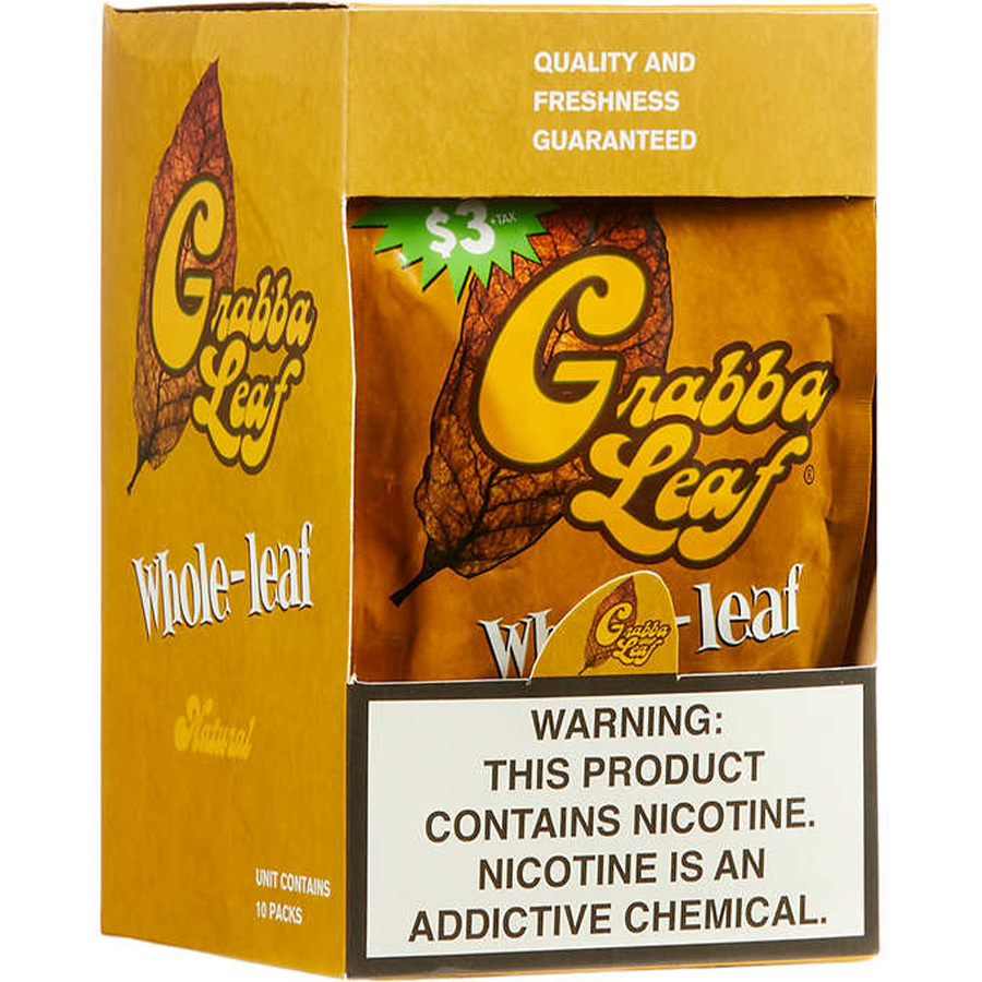 [12566] GRABBA LEAF WHOLE LEAF YELLOW 1CT  (240 Pack)