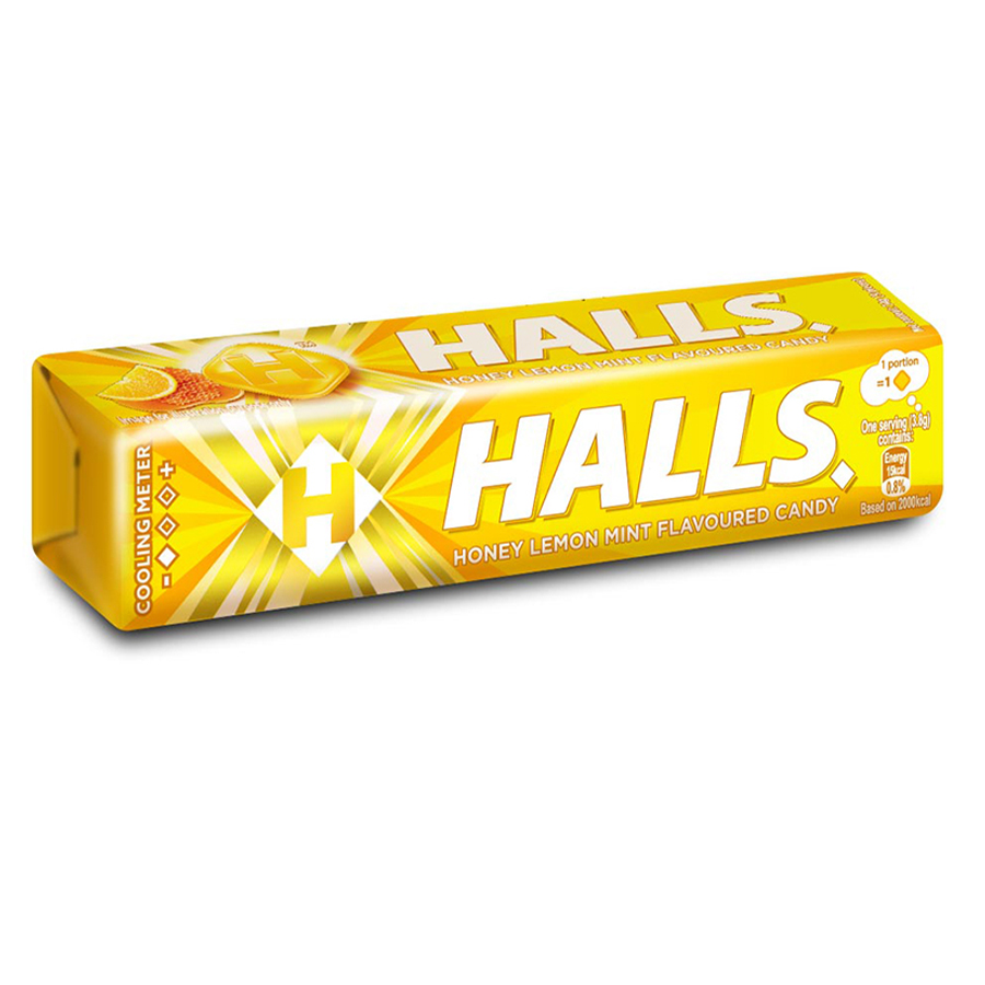 HALLS COUGH DROPS 9 CT HONEY LEMON  (240 Pack)