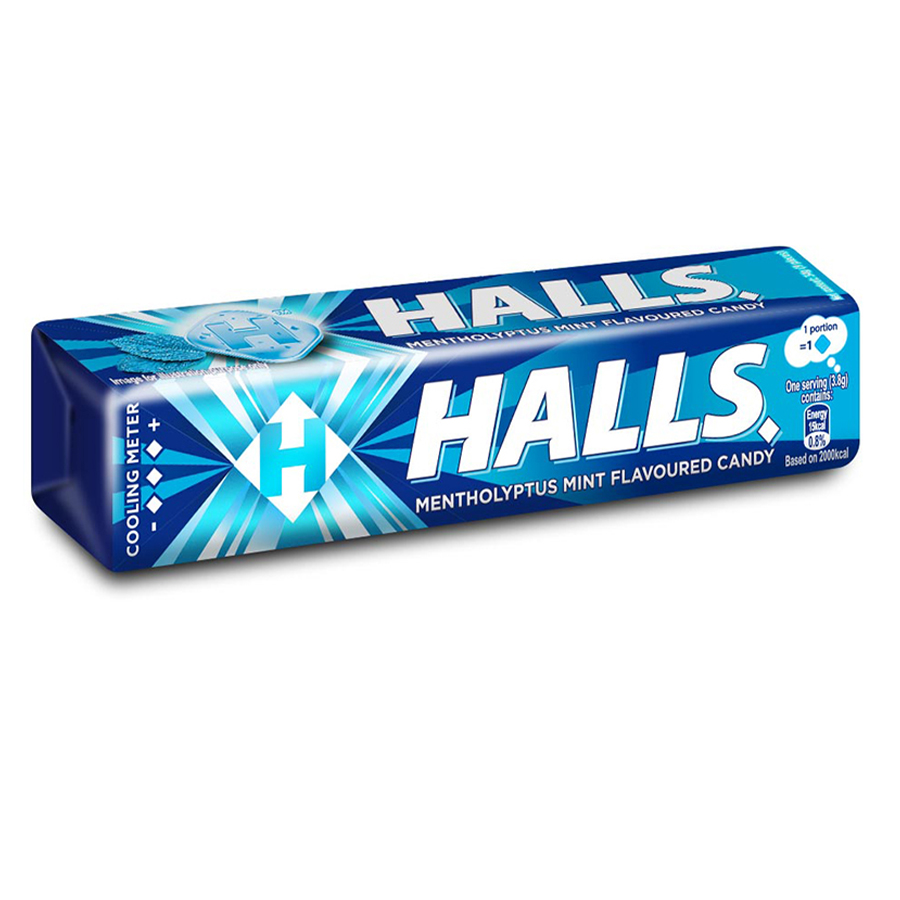 HALLS COUGH DROPS 9 CT MENTHOLYPTUS  (240 Pack)