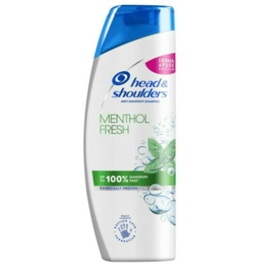 [12643] HEAD & SHOULDERS SHAMPOO (IMP) 13.5 OZ / 400 ML MENTHOL REFRESH  (6 Pack)