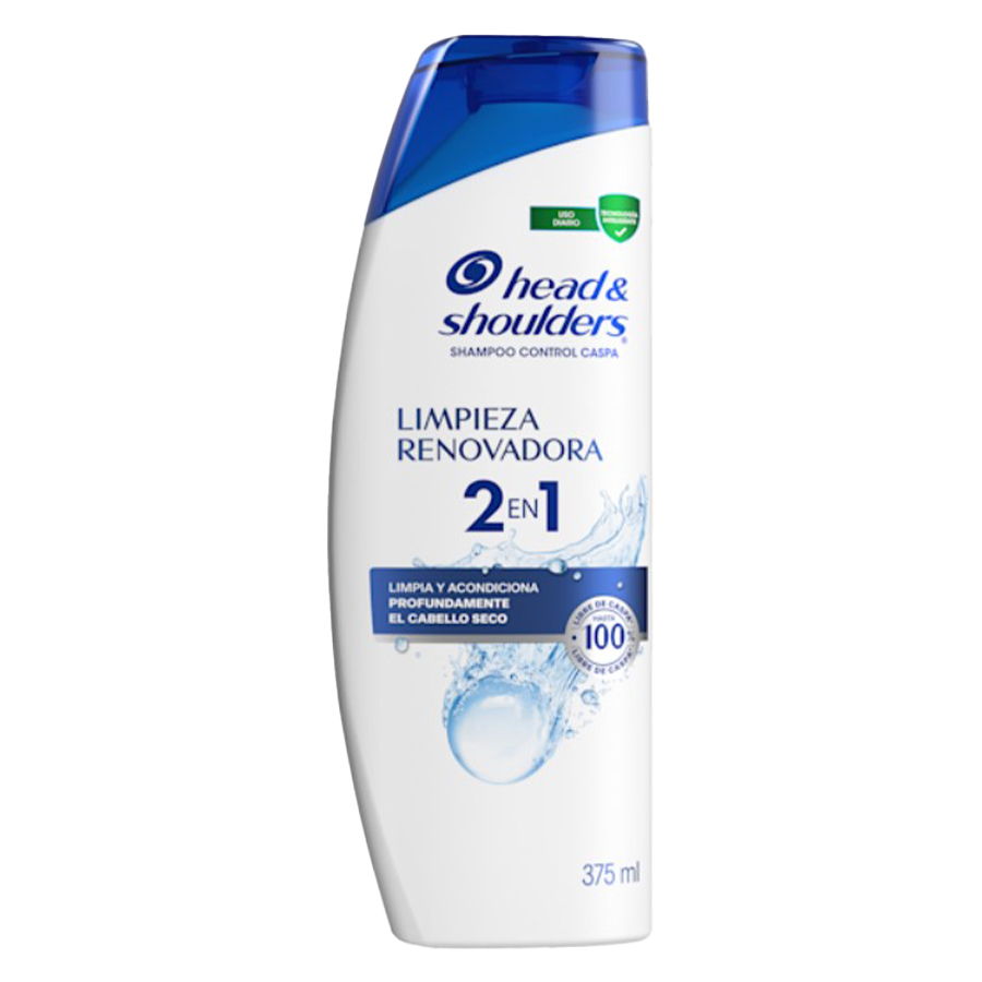 [12685] HEAD & SHOULDERS SHAMPOO 375 ML 2IN1 LIMPIEZA RENOVADORA (RENEWING CLEANSE)  (12 Pack)