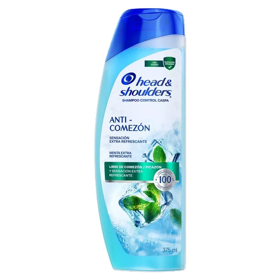 [12688] HEAD & SHOULDERS SHAMPOO 375 ML ANTI COMEZON (MINT)  (12 Pack)