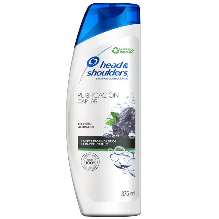 [12690] HEAD & SHOULDERS SHAMPOO 375 ML CARBON ACTIVADO  (12 Pack)