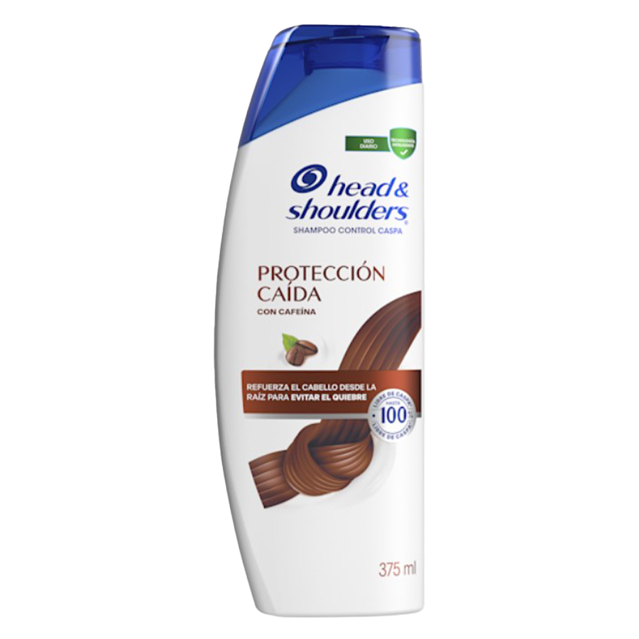 [12698] HEAD & SHOULDERS SHAMPOO 375 ML PROTECCION CAIDA (CAFFEINE)  (12 Pack)