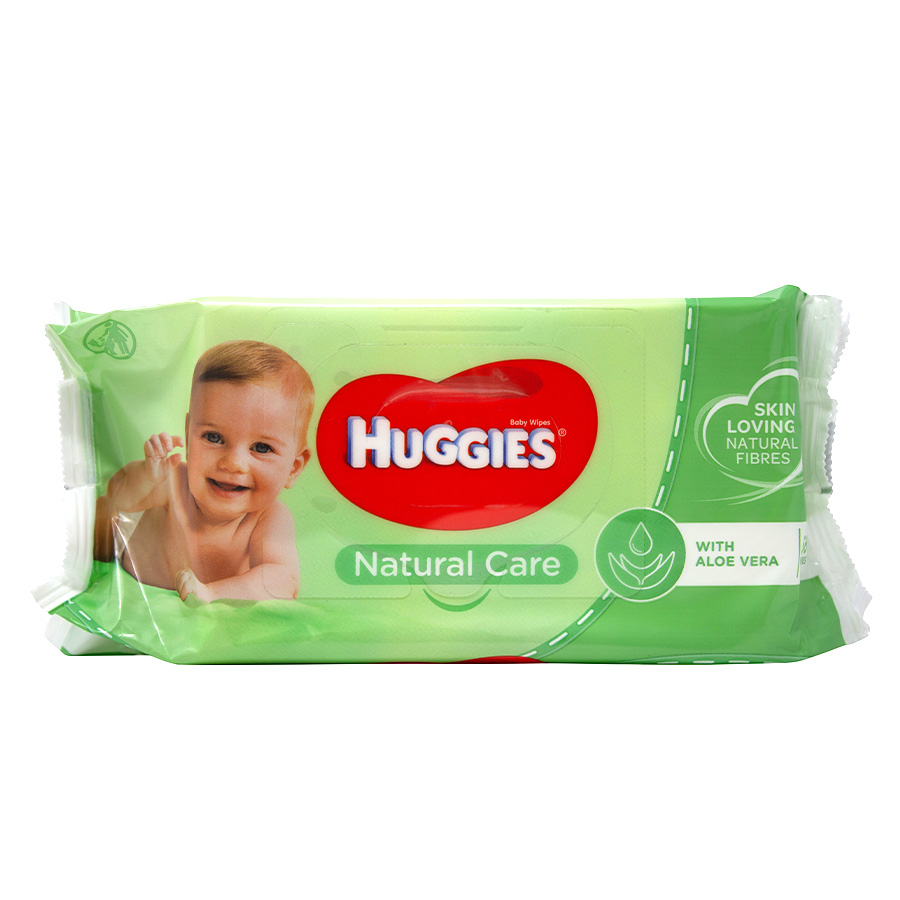 [12778] HUGGIES BABY WIPES 56 CT NATURAL CARE  (10 Pack)