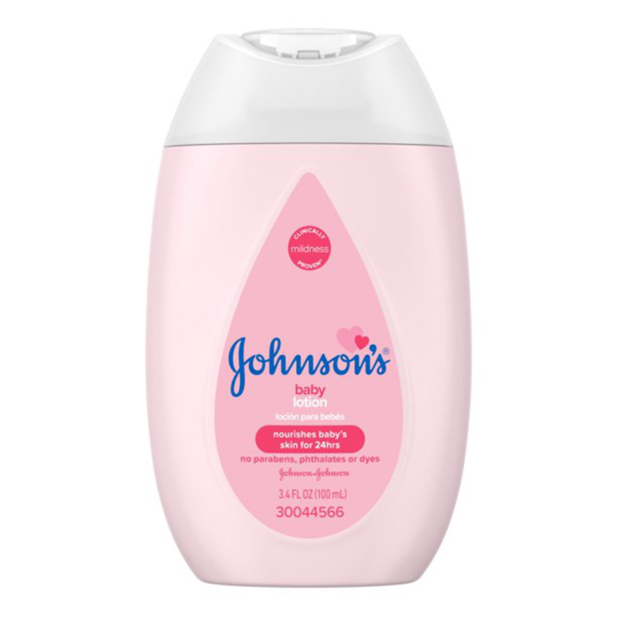 JOHNSON'S BABY LOTION 3.4 OZ / 100 ML REGULAR PINK  (12 Pack)